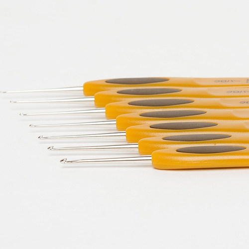 Clover日本进口可乐钩针经典金色蕾丝笔式41-605系毛线羊绒线 - 图3