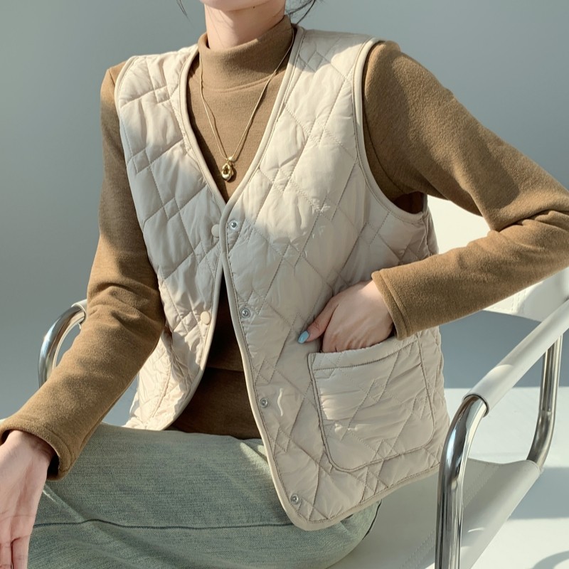 秋冬马甲女加绒防风保暖背心带口袋外穿休闲运动内搭短款坎肩春季,淘宝优惠券,粉丝福利购,淘宝优惠卷