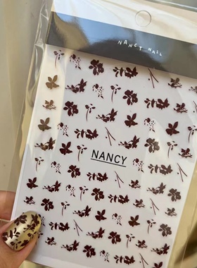 nancy清冷印花超好搭配贴纸