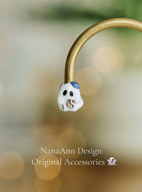 艺术小鬼 NanaAnn万圣节搞怪卡通可爱耳钉耳夹时尚百搭个性造型
