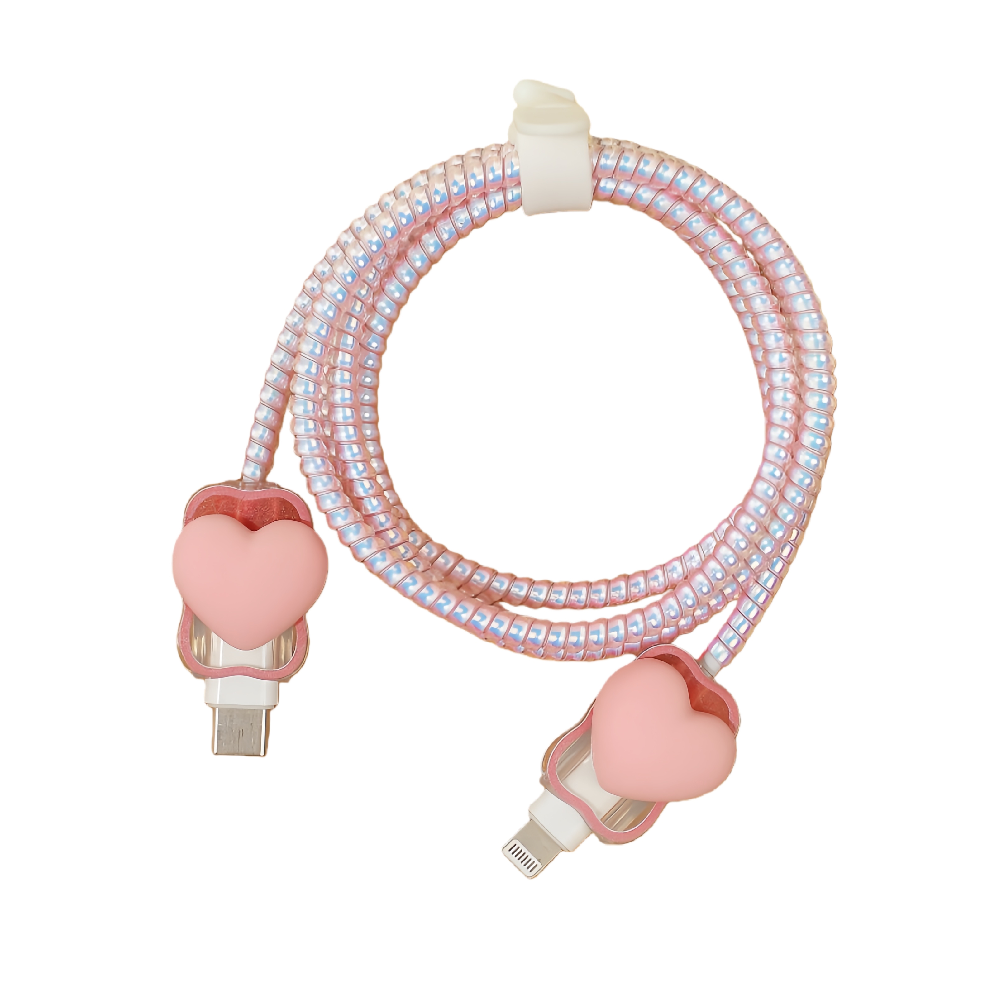 适用苹果/华为USB-C数据线保护套typec充电线保护缠绕线防折断1米 - 图3