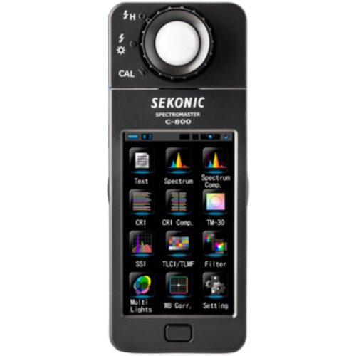 SEKONIC/世光C800显示光谱仪专业色温表触摸屏测光多种模式测光 - 图3