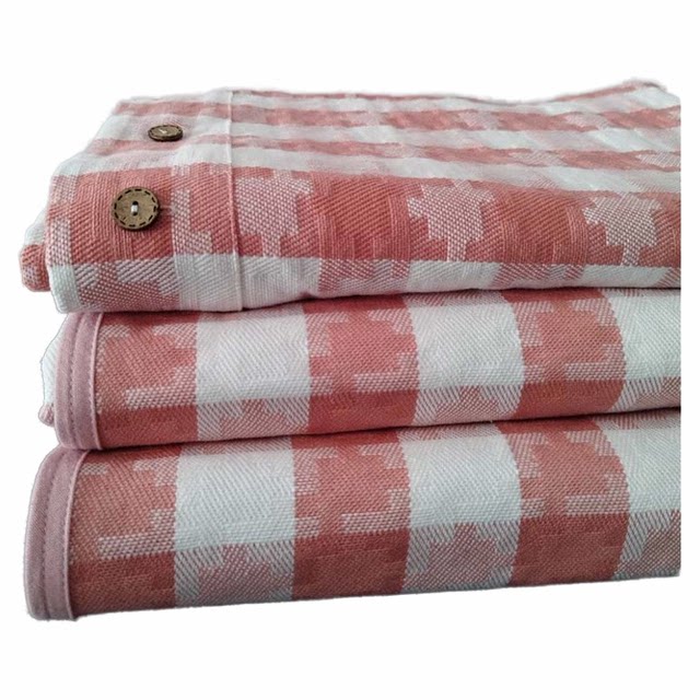 All-cotton folding old coarse cloth mat three-piece set thick summer
