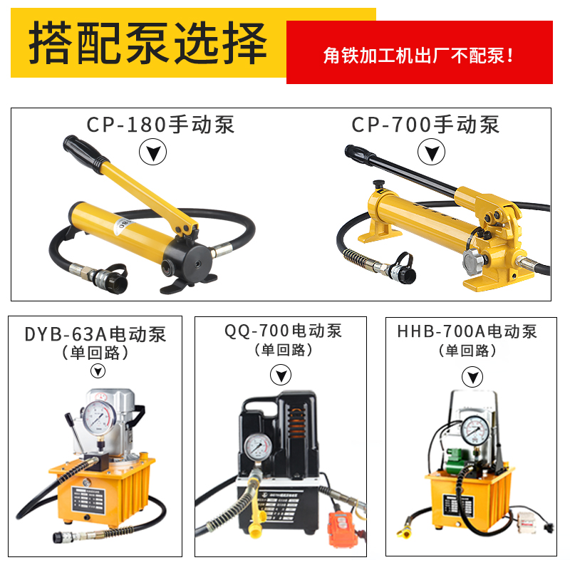 索力液压工具 FM-400分体式液压钳压线钳压接钳紧线钳冷压钳-图2