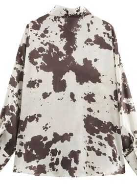 HXAO Women's Shirt Animal Printed Shirts & Blouses Spring Sa