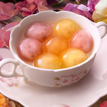 Thoughts Flowers Fairy Soup Round Water Cooking Rose Osmanthus sucré-scented osmanthus stuffed with red colorant Lantern Festival Tangyuan Frozen Quick Food Dessert