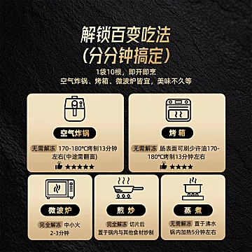 【思念】500g烤肠热狗露营烧烤火腿肠[19元优惠券]-寻折猪