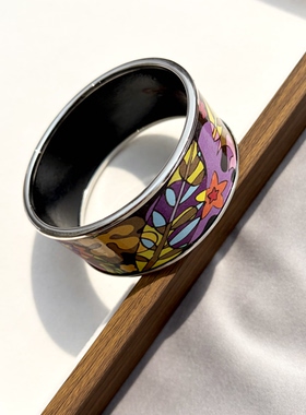 青岛外贸流行饰品欧美原单个性小众设计热卖彩釉精品夸张手镯