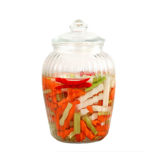 咸菜酸菜玻璃坛子密封罐储物罐腌菜缸泡菜坛子厨房收纳瓶奶粉罐子 - 图3