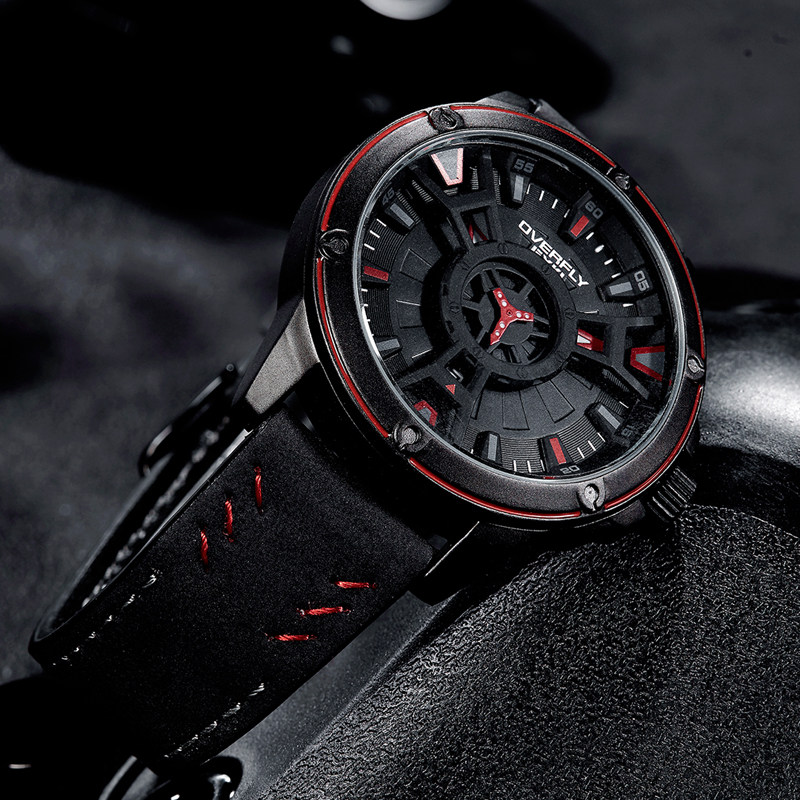 正品艾奇男士学生皮带户外石英表 流行手表店国产腕表