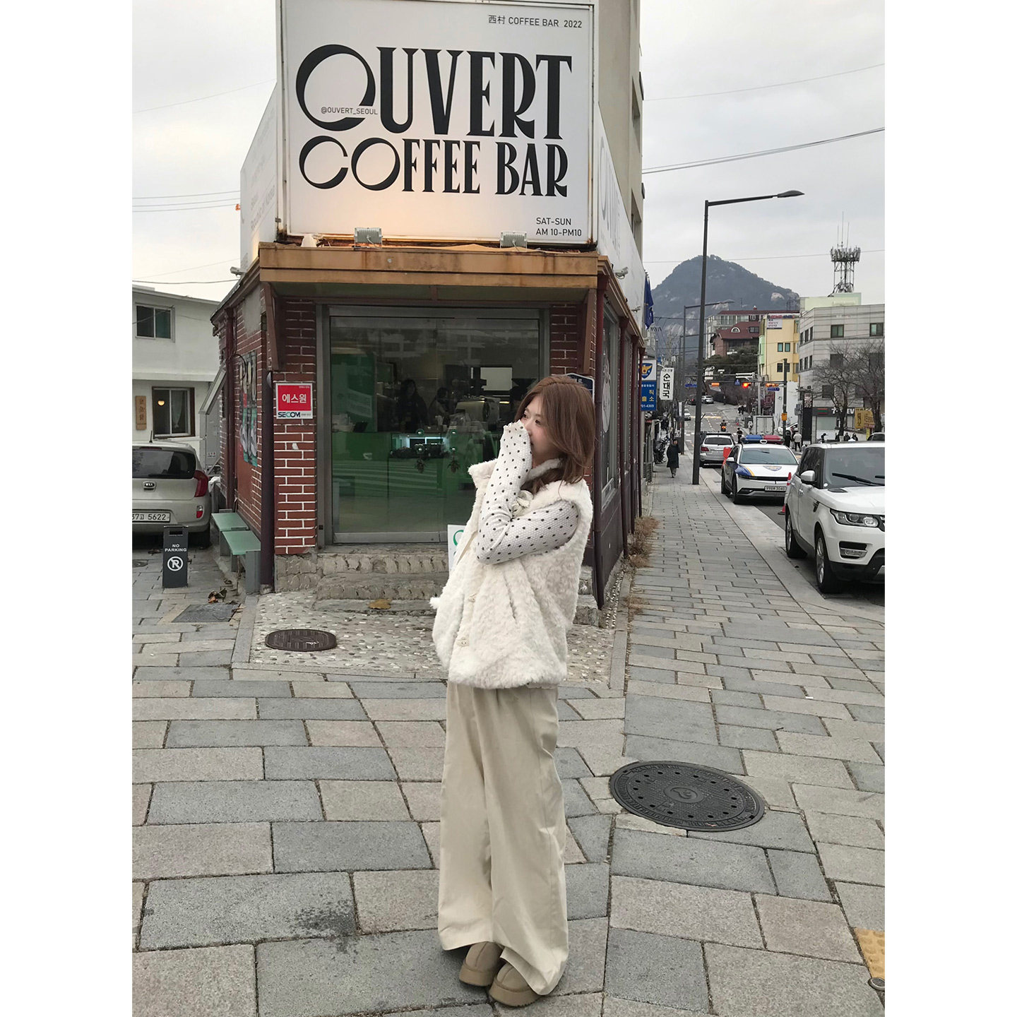 你的鱼 焦糖落日 韩系微胖mm毛绒马甲叠穿波点上衣直筒长裤套装,淘宝优惠券,粉丝福利购,淘宝优惠卷