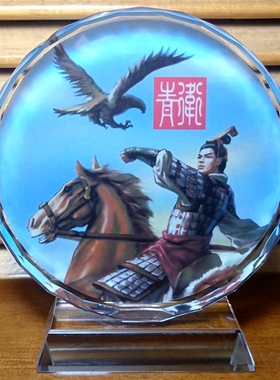 卫青摆设纪念品中国古代将军模型礼物礼品西汉装饰收藏品水晶摆件