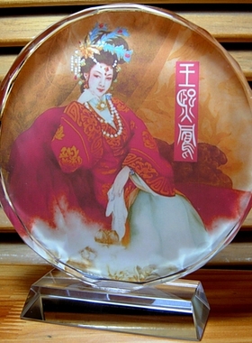 红楼梦人物摆件模型水晶工艺礼品