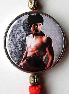 李小龙纪念品武术礼物装饰品收藏品挂链礼品工艺品汽车挂件中国结