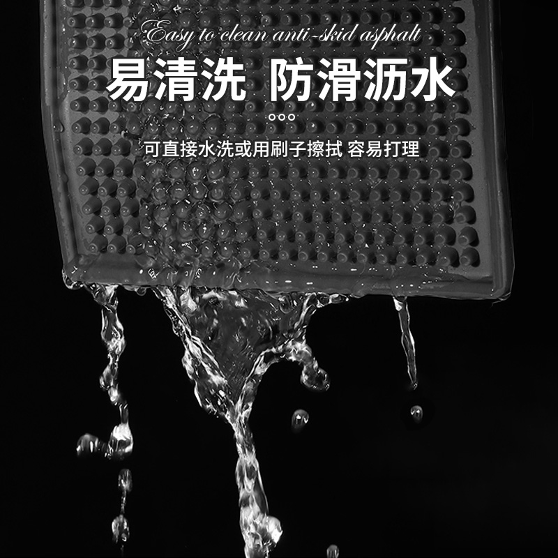 咖啡酒吧台垫加厚隔水垫橡胶防滑酒杯垫pvc大垫厨房耐热垫方形 - 图2