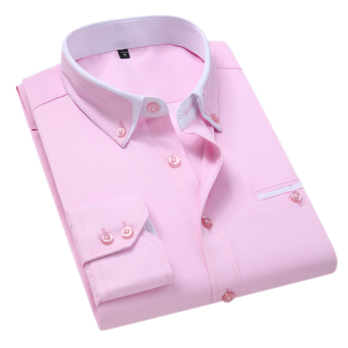 卡其色男士衬衫长袖春款抗皱薄款称村子大码拼色西装衬衣领口钉潮,淘宝优惠券,粉丝福利购,淘宝优惠卷