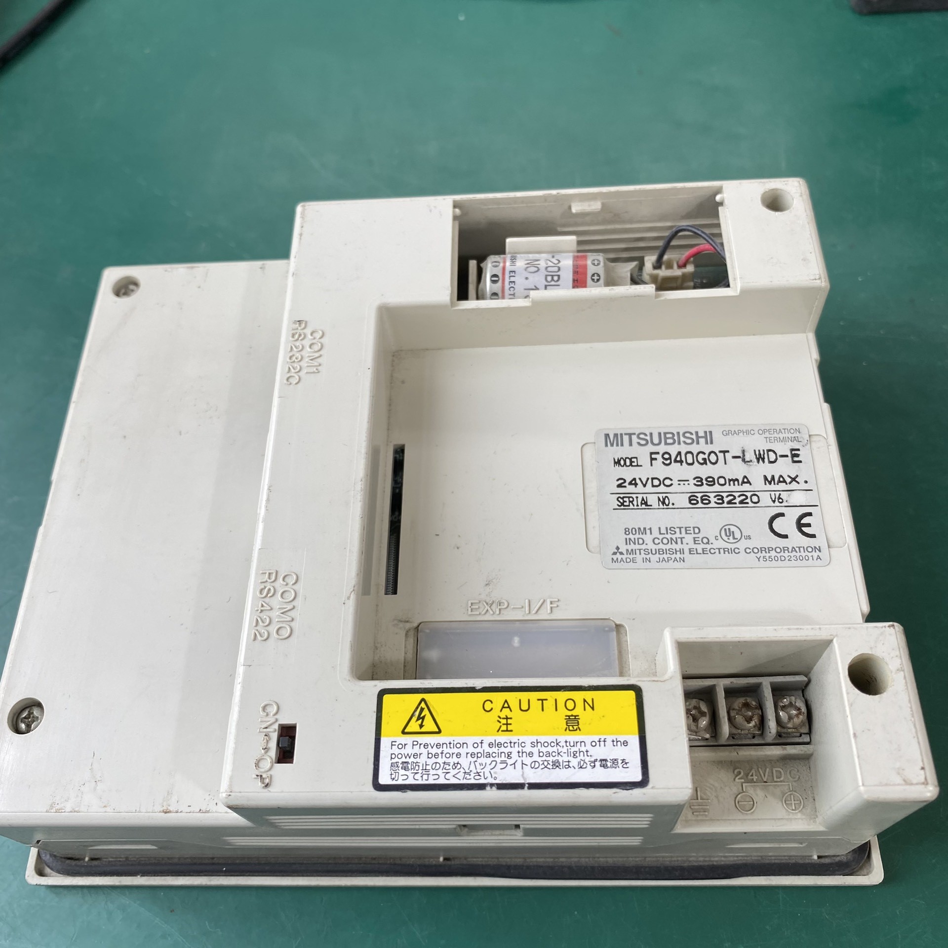 三菱F940GOT-LWD-E触摸屏 24V供电 工业人机界工业备件 - 图0