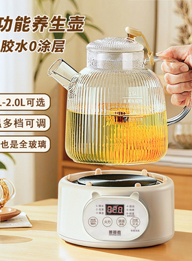 全玻璃养生壶炖煮一体2026新款壶