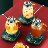 Стеклянный термос, заварочный чайник, чай