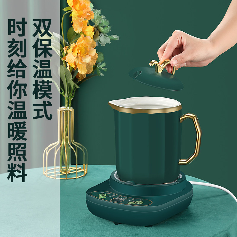 全玻璃保温一体办公室小型电电茶壶 沐洁电器电热水壶