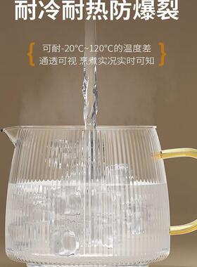 【玻璃杯配件】养生壶办公室小型煮茶壶煮茶器耐高温玻璃杯配件