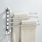 Вращение стойки для полотенец без удара туалета, настенный туалет, ванная комната, складывание полотенца из нержавеющей стали, склад