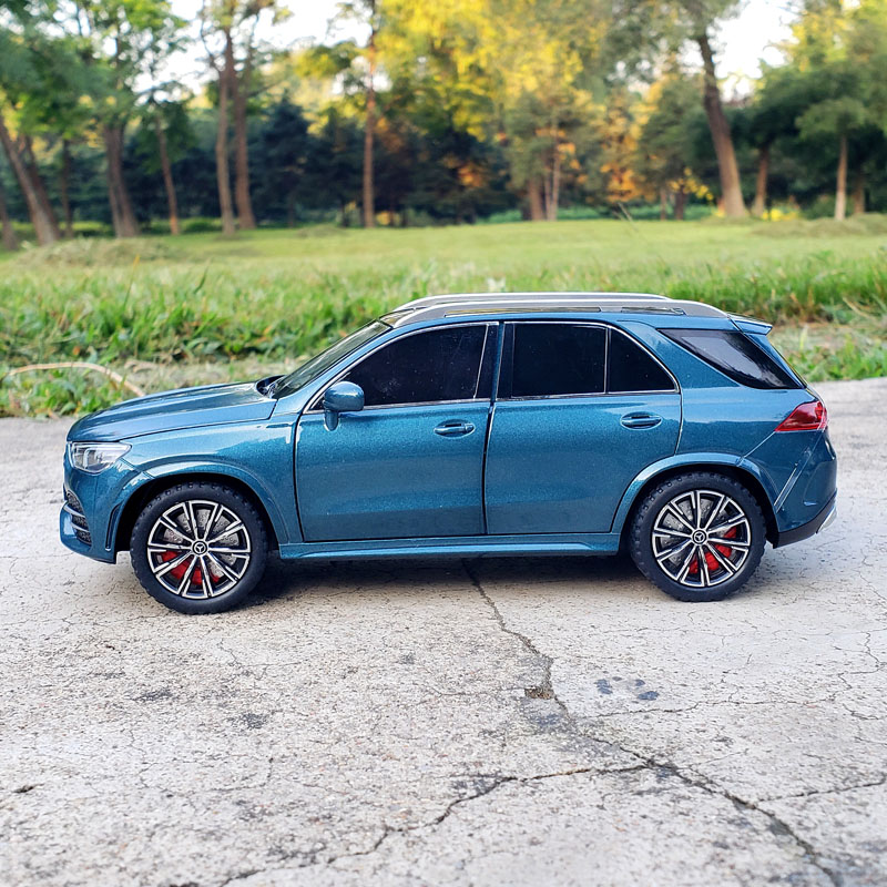 1/24奔驰GLE350合金汽车模型声光回力大号玩具越野车金属车模摆件 - 图1
