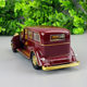 Retro classic car alloy 132 sound and light return toys