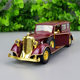 Retro classic car alloy 132 sound and light return toys