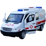 Mercedes Benz, warrior, детская реалистичная скорая помощь, игрушечная машина, легкосплавный автомобиль, модель автомобиля для мальчиков со светомузыкой, машинка, хлеб