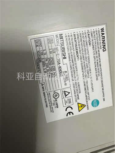 原装MR-E-70A-KH003三菱750W驱动器，共1(议价) - 图2