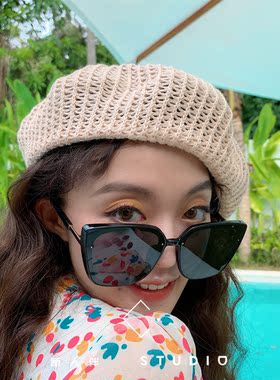 欧美太阳镜ins韩版潮偏光大脸