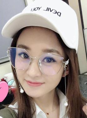 墨镜欧美翅膀太阳镜唐艺昕同款