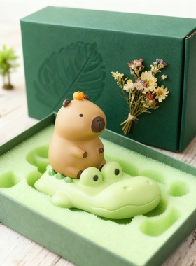 萌宠树脂桌面摆件生日礼盒装