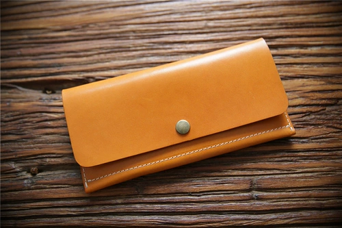 Мужской длинный бумажник, кожаный кошелек для школьников, DIY, из натуральной кожи, воловья кожа