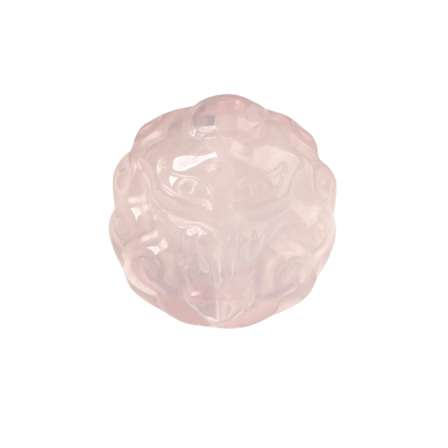 天然粉水晶九尾狐圆珠通孔散珠子diy饰品配件材料手链串珠手工,淘宝优惠券,粉丝福利购,淘宝优惠卷