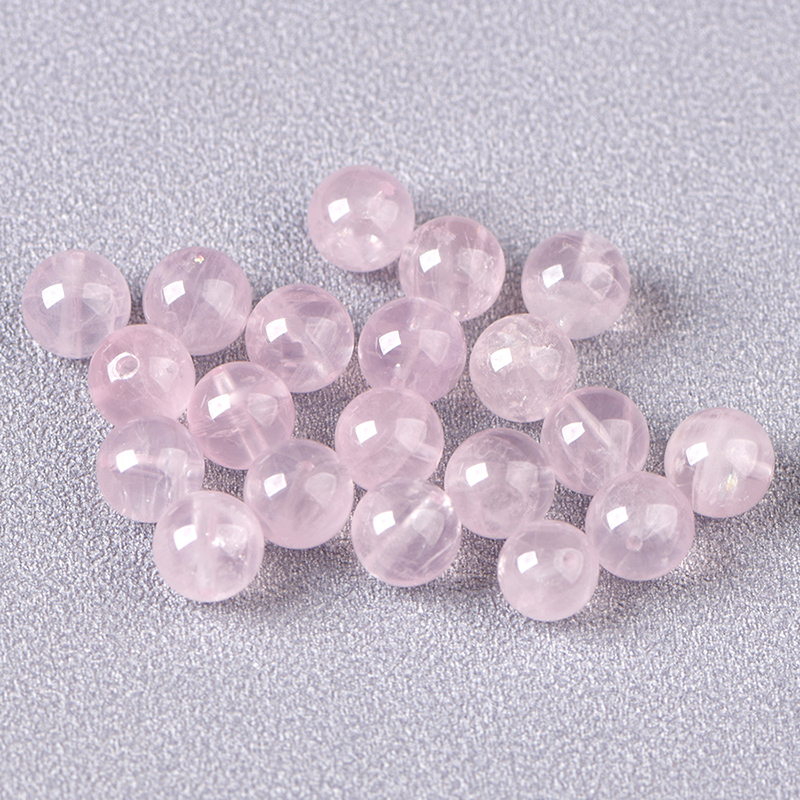 天然紫罗兰粉散珠子手工串珠diy水晶手链饰品配件材料项链挂件 - 图2