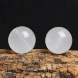 Натуральные бусины из округа Хотан из белого нефрита, аксессуар с аксессуарами, набор материалов, 7A, заготовка, «сделай сам»