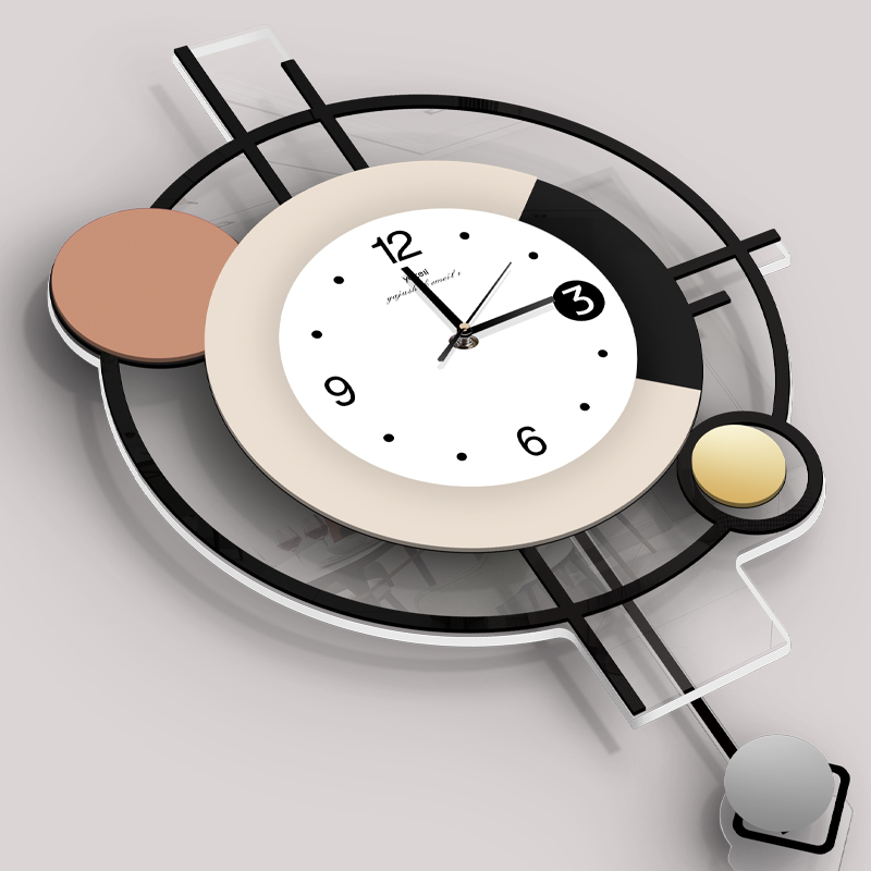 现代简约钟表挂钟客厅2025新款挂表餐厅创意艺术大气时钟挂墙家用 - 图2