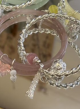 新中式流苏爆款超仙手镯叮当镯带铃铛二合一手链女高级闺蜜礼物