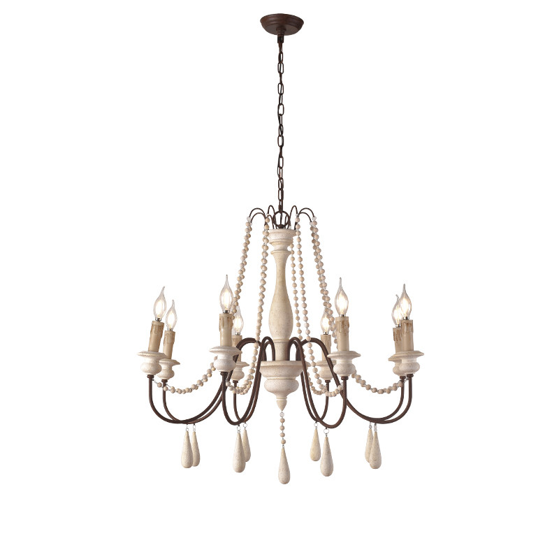 美式乡村复古木艺餐厅灯饰创意法式卧室铁艺客厅会所复古吊灯,淘宝优惠券,粉丝福利购,淘宝优惠卷