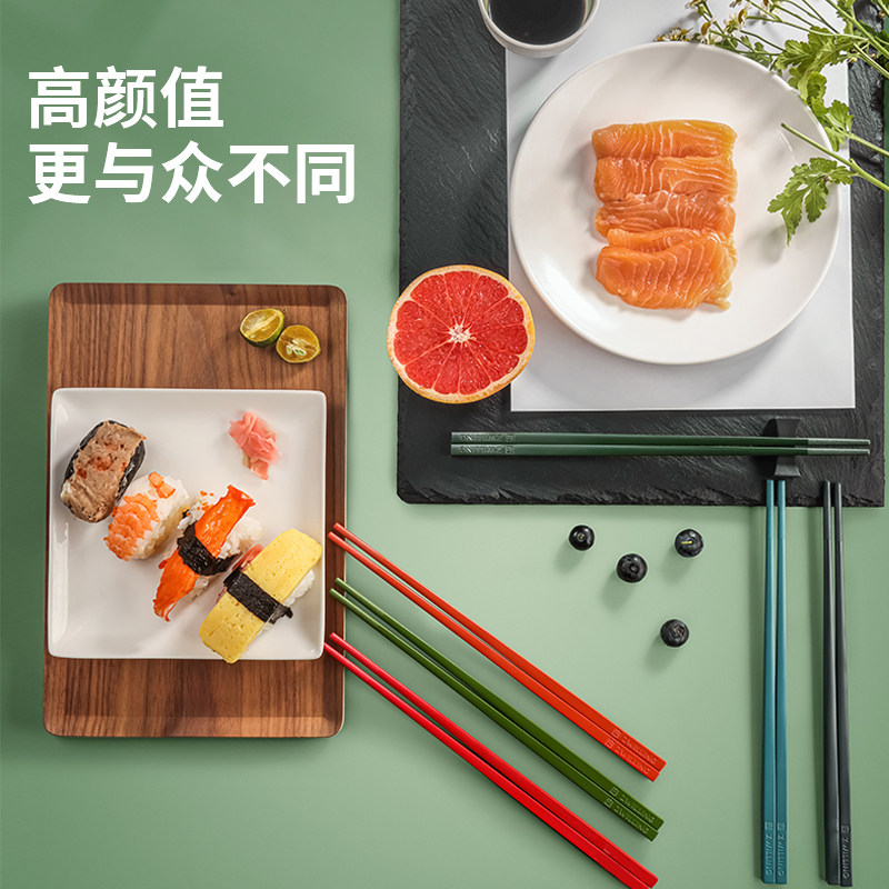 康巴赫珐贝合金筷子家用高端家庭 康巴赫筷子