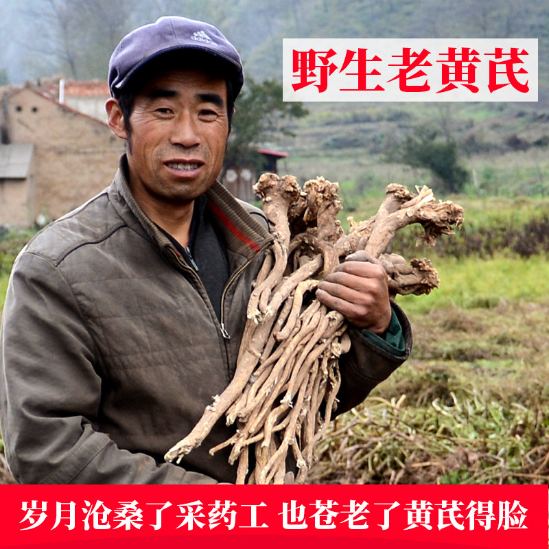 甘肃老黄芪片500g中药材北芪党参黄芪当归组合补气养血泡水正品