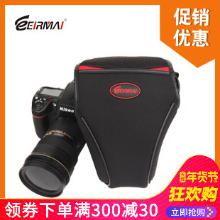 銳瑪單反相機內膽包加厚防震for佳能5D4 5D3/2 70D 80D 18-135mm尼康D7100單反包中包超輕防水三角包