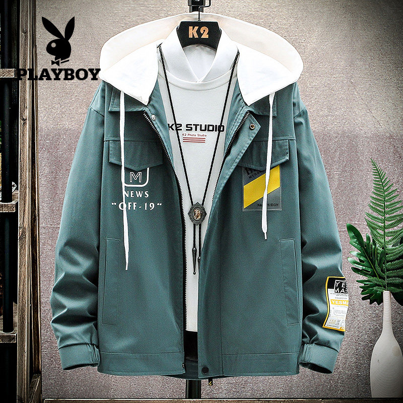 花花公子潮2020秋季新款男装夹克 花花公子服饰夹克