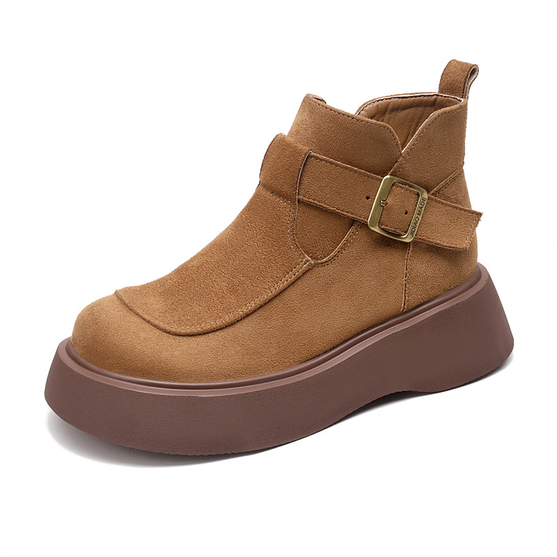 厚底短靴2025年秋冬新款防滑增高雪地靴软底大棉保暖百搭棉靴东北,淘宝优惠券,粉丝福利购,淘宝优惠卷