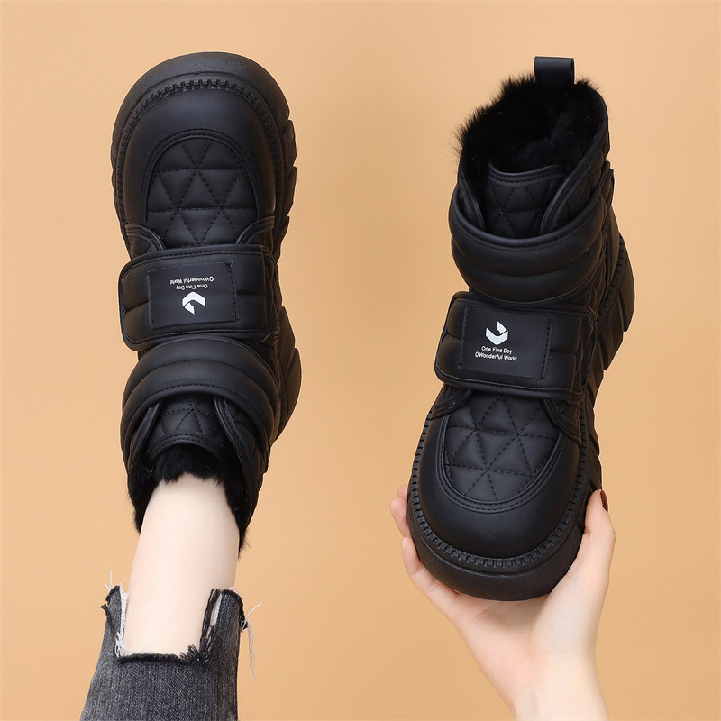 东北大棉雪地靴女2025冬季新款厚底学生加绒棉鞋防水防滑面包鞋靴,淘宝优惠券,粉丝福利购,淘宝优惠卷
