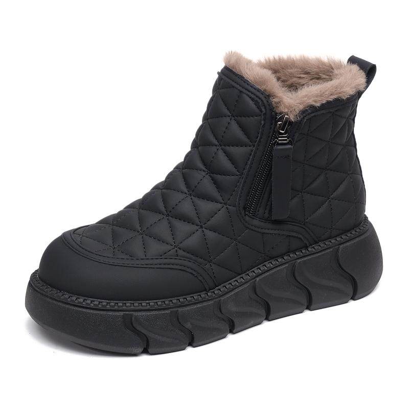 平底加厚雪地靴女2024年冬季新款防水防滑短靴东北抗寒暖和大棉靴,淘宝优惠券,粉丝福利购,淘宝优惠卷