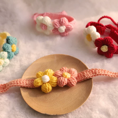 Шарф ручной работы, милый нагрудник, декор, слюнявчик, плетеный чокер