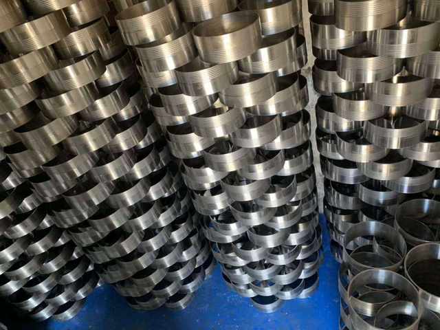 Three-body water drill bit base white head three-body vehicle pipe steel head three-body drill bit tube seamless pipe three-section drill bit base